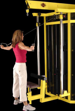 Kabelzge Duplex Kabelzug Maschine Reha Seilzug-Gert fr Rehabilitation und Physiotherapie
